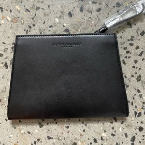 Narciso Rodriquez black wristlet clutch with dust bag